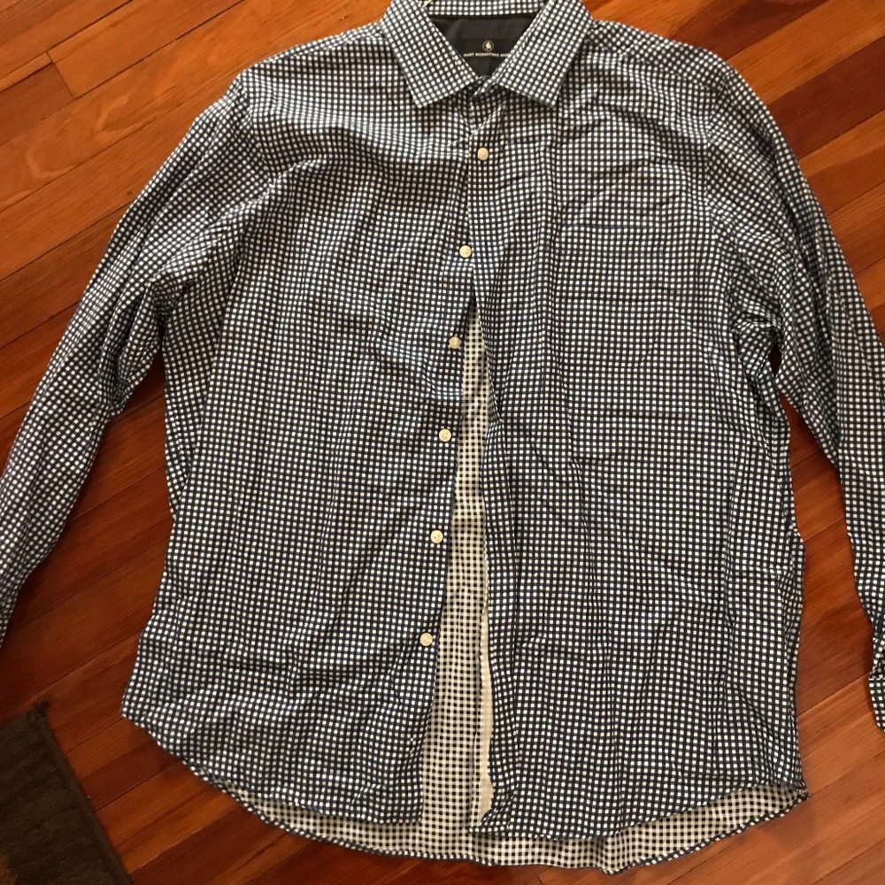 Hart Schaffner Marx Plaid Button Down